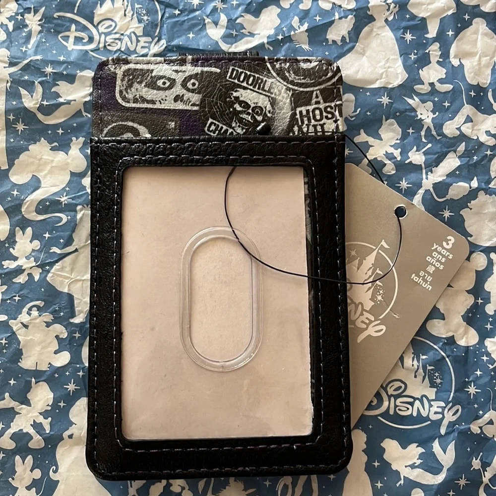 Disney Parks The Haunted Mansion HatBox Ghost Cardholder NWT - Picture 2 of 6